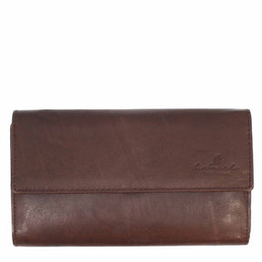 Women's wallet with compartments for credit cards, coins and banknotes in various colors