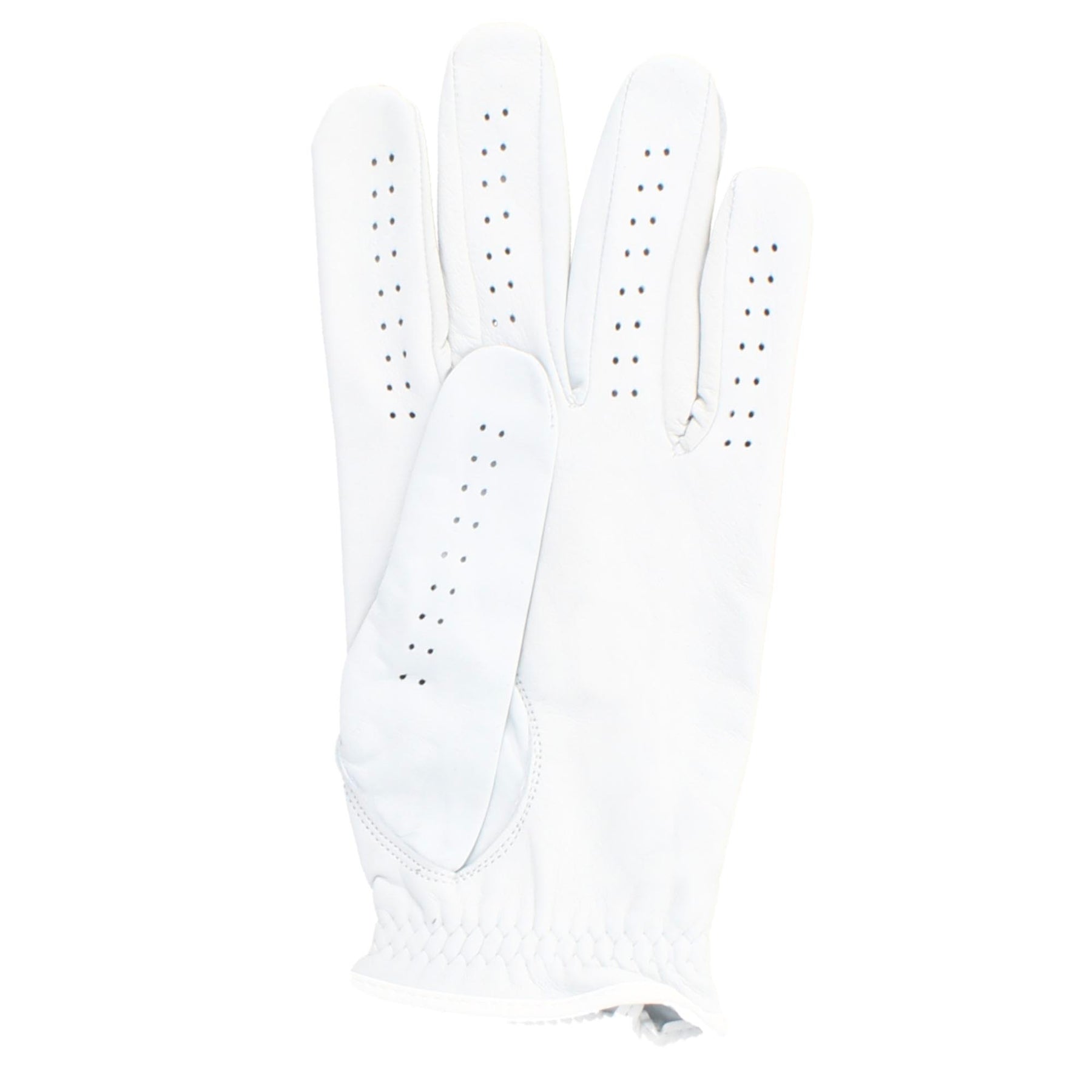 Gants de golf en cuir véritable blanc