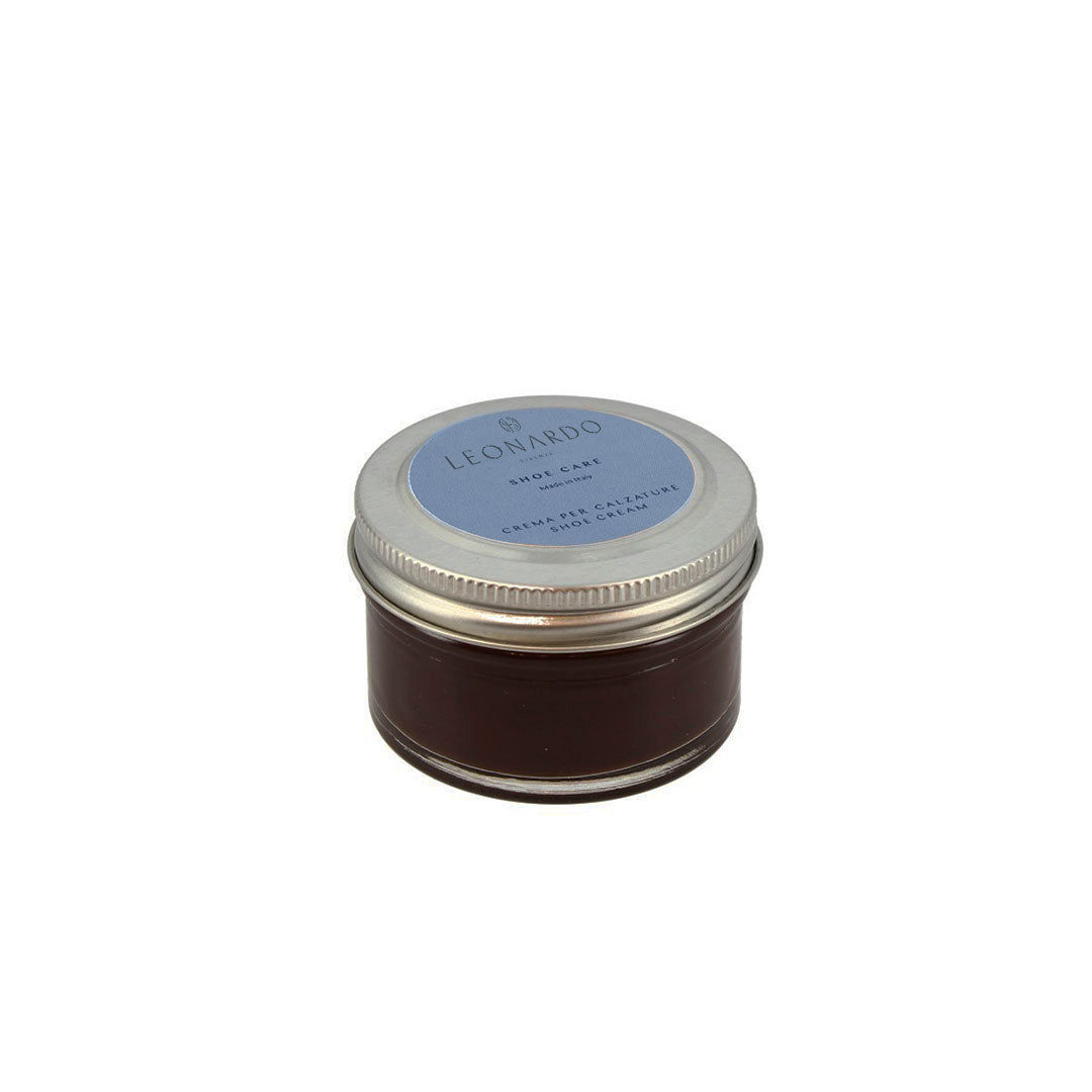 Cirage crème marron foncé pour chaussures en cuir 50 ml