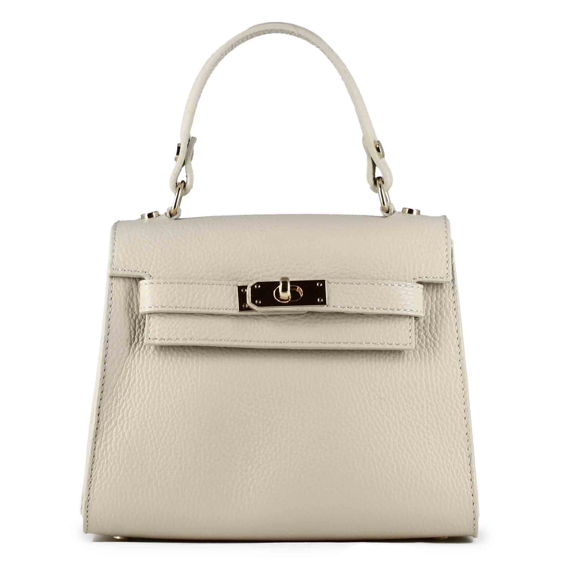 Sac à main femme Lady K en cuir beige