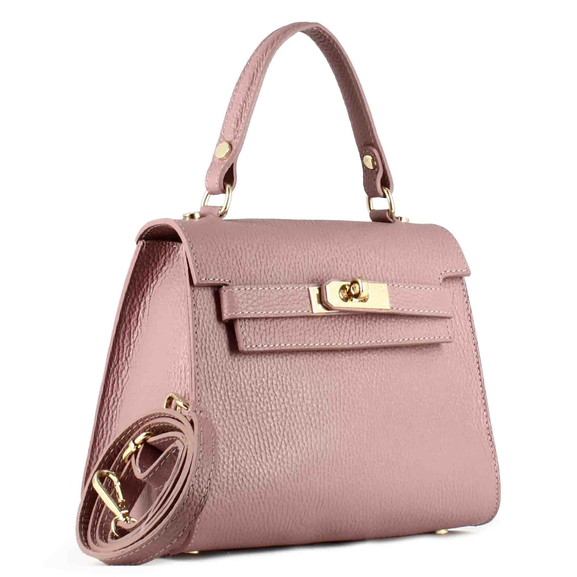 Sac à main femme Lady K en cuir rose