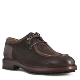 Chaussure à lacets modèle Engineer pour homme en daim marron foncé