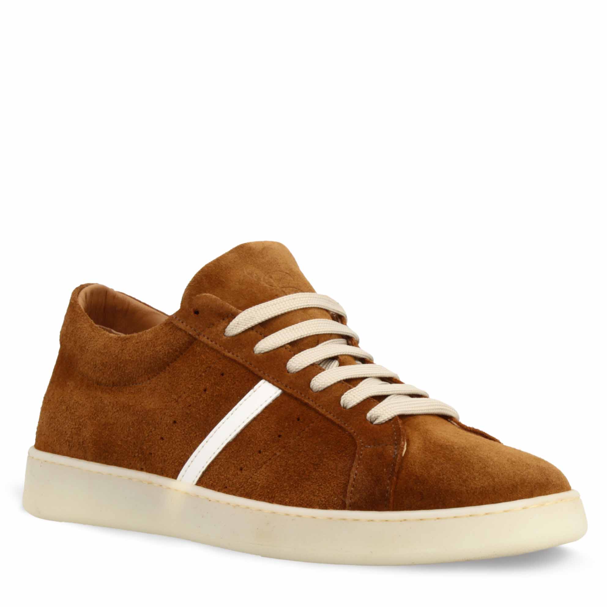 Men's Brown Suede Handcrafted Sneaker